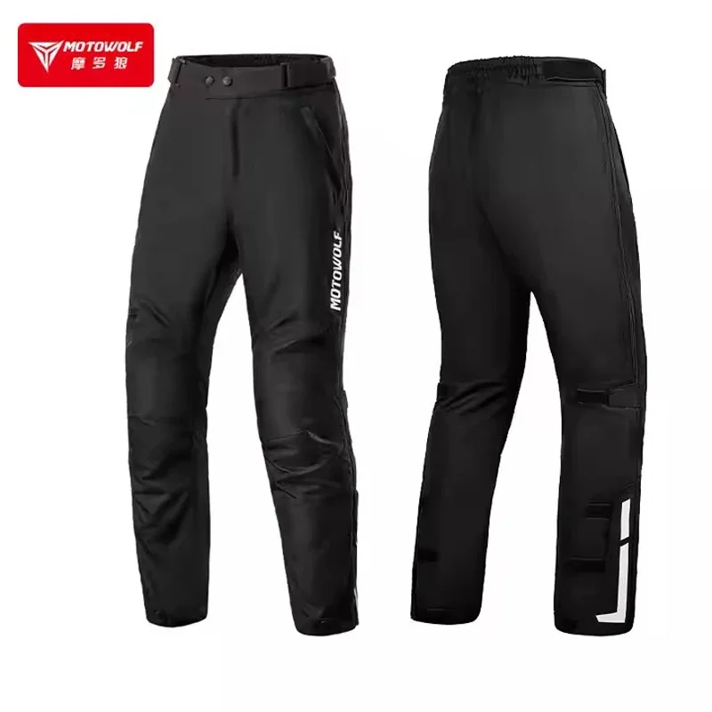 Motorcycle Gear For Winter - Motowolf мотоциклетные зимние штаны с электрическим