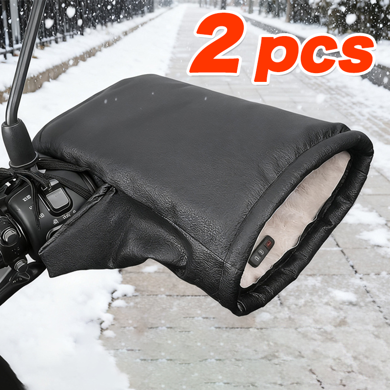 Motorcycle Gear For Winter - Манжеты на руль мотоцикла, ветрозащитные зимние