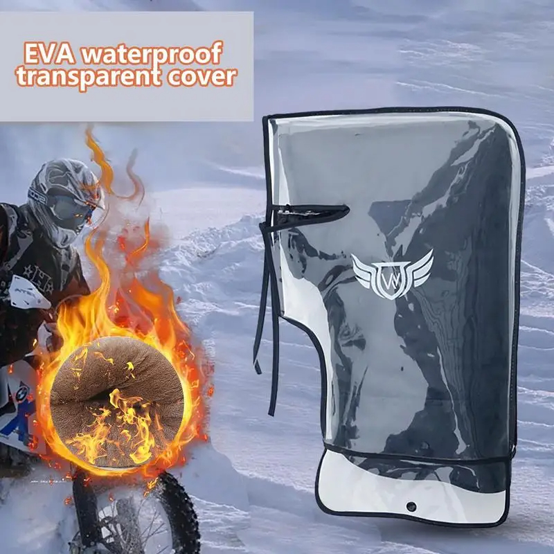 Motorcycle Gear For Winter - Мотоцикл, скутер, велосипед, ветрозащитный, непромокаемый, зимний,