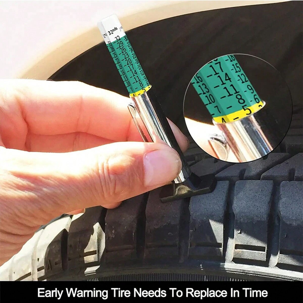 Tyre Pressure Gauge - Измеритель глубины протектора автомобильных шин 0-25