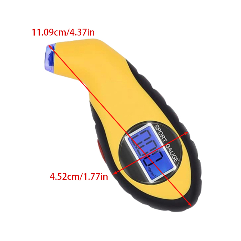 Цифровой измеритель давления в – обзор и цена Tyre Pressure Gauge