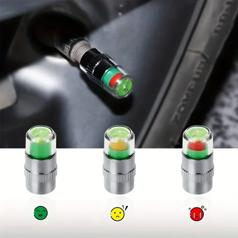Комплект из 4/8 шт. колпачков  – обзор и цена Tyre Pressure Gauge