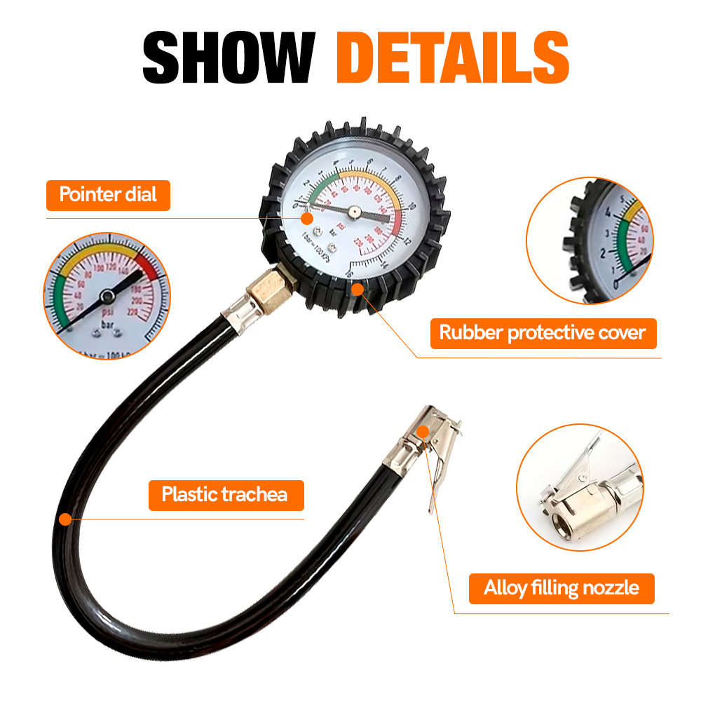 Измеритель давления воздуха в  – обзор и цена Tyre Pressure Gauge
